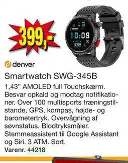 Harald Nyborg Smartwatch SWG-345B tilbud