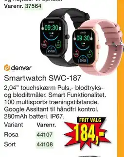 Harald Nyborg Smartwatch SWC-187 tilbud