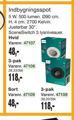 Harald Nyborg Indbygningsspot tilbud