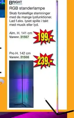 Harald Nyborg RGB standerlampe tilbud