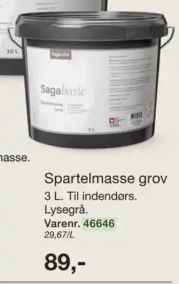 Harald Nyborg Spartelmasse grov tilbud