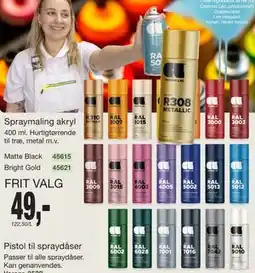 Harald Nyborg Spraymaling akryl tilbud