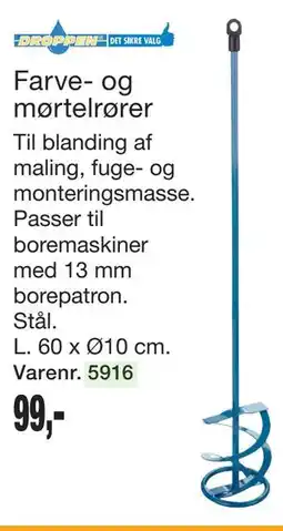 Harald Nyborg Farve- og mørtelrører tilbud