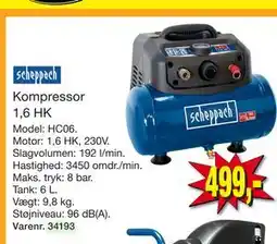Harald Nyborg Kompressor 1,6 HK tilbud
