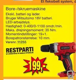 Harald Nyborg Bore-/skruemaskine tilbud
