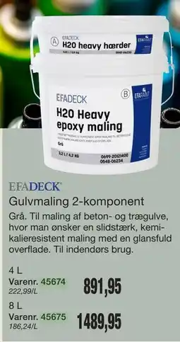 Harald Nyborg Gulvmaling 2-komponent tilbud