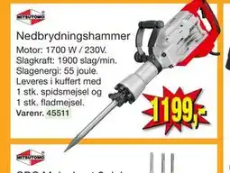 Harald Nyborg Nedbrydningshammer tilbud