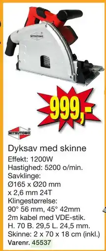 Harald Nyborg Dyksav med skinne tilbud