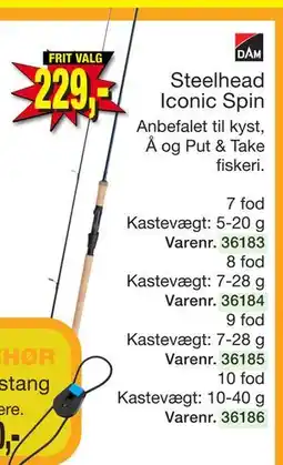 Harald Nyborg DAM Steelhead Iconic Spin tilbud
