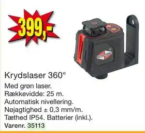 Harald Nyborg Krydslaser 360° tilbud