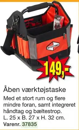 Harald Nyborg Åben værktøjstaske tilbud