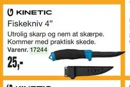 Harald Nyborg KINETIC Fiskekniv 4” tilbud