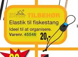 Harald Nyborg 360 OUTDOOR TILBEHØR Elastik til fiskestang tilbud