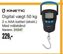 Harald Nyborg KINETIC Digital vægt 50 kg tilbud