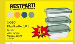 Harald Nyborg SJÖBO Plastbøtte 0,8 L tilbud