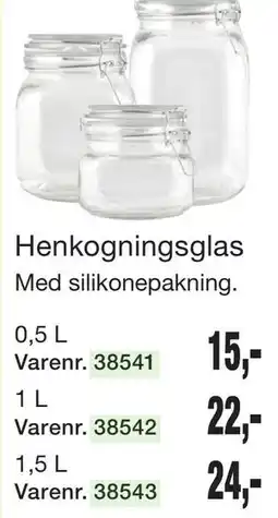 Harald Nyborg Henkogningsglas tilbud