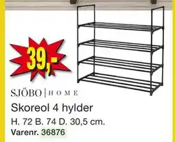 Harald Nyborg Skoreol 4 hylder tilbud