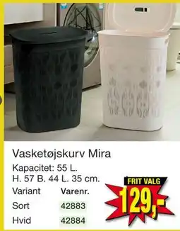 Harald Nyborg Vasketøjskurv Mira tilbud