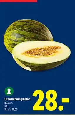 Lidl Grøn honningmelon tilbud