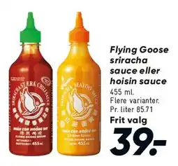 Bilka Flying Goose sriracha eller hoisin sauce tilbud