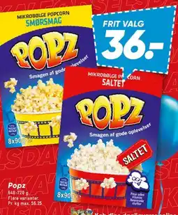 Bilka Popz mikrobølgepopcorn tilbud