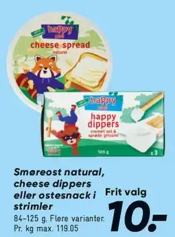 Bilka Smøreost / cheese dippers tilbud