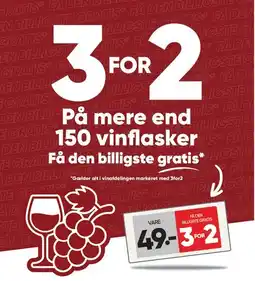 Bilka 3 for 2 tilbud