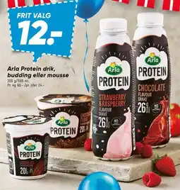 Bilka Arla Protein (drink, budding eller mousse) tilbud