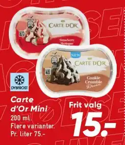 Bilka Carte D'Or mini / is tilbud