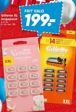 Bilka Gillette (Venus / Fusion) tilbud