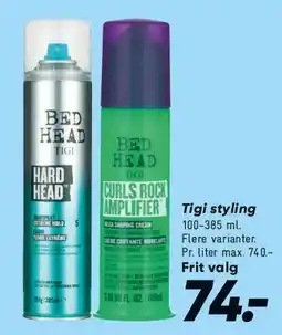 Bilka TIGI Bed Head styling tilbud