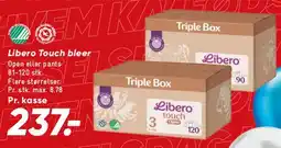 Bilka Libero Touch bleer (Triple Box) tilbud