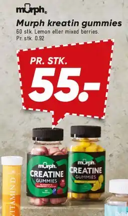 Bilka Murph Creatine Gummies tilbud