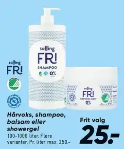 Bilka Salling FRI hårpleje tilbud