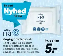 Bilka Fugtet toiletpapir tilbud