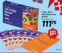 Bilka Let's Talk About Sex (board game) tilbud
