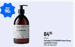 Matas Udvalgt ECOOKING Hand Soap og Hand Cream tilbud