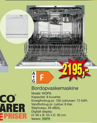 Harald Nyborg Bordopvaskemaskine tilbud