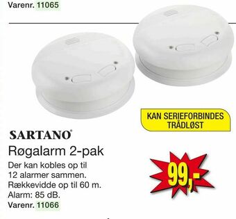 Harald Nyborg Røgalarm 2-pak tilbud