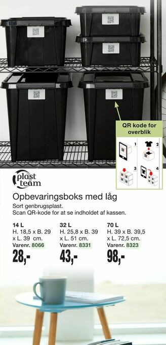 Harald Nyborg Opbevaringsboks med låg tilbud