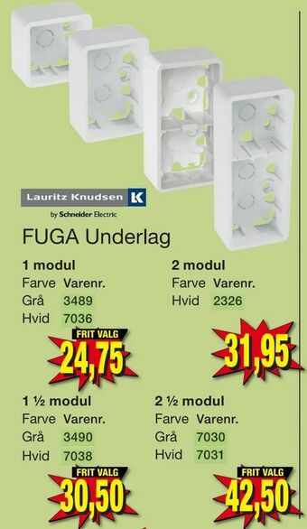 Harald Nyborg FUGA Underlag tilbud