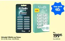 Matas Udvalgt Gillette og Venus tilbud