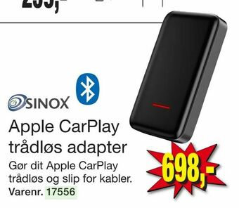 Harald Nyborg Apple CarPlay trådløs adapter tilbud