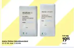 Matas Matas Striber Inkontinensbind tilbud