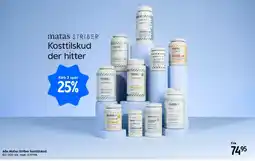 Matas Alle Matas Striber kosttilskud tilbud