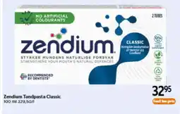 Matas Zendium Tandpasta Classic tilbud