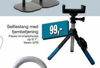 Harald Nyborg Selfiestang med fjernbetjening tilbud