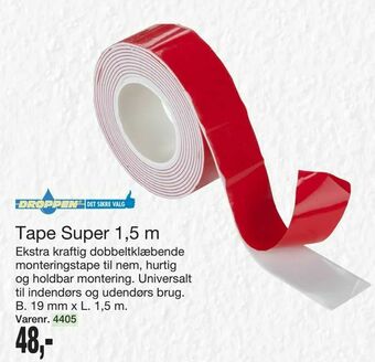 Harald Nyborg Tape Super 1,5 m tilbud