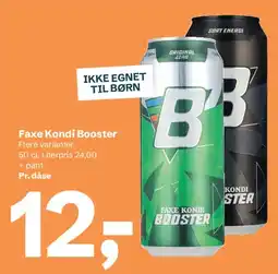 Let-Køb Faxe Kondi Booster tilbud