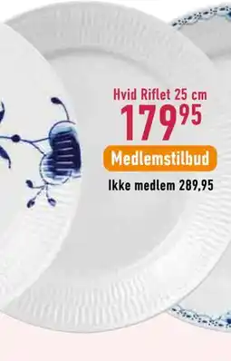 Imerco Hvid Riflet 25 cm tilbud
